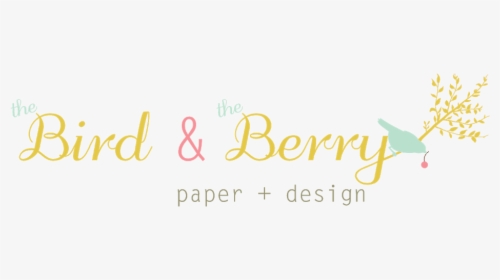 Bird And Berry - Calligraphy, HD Png Download, Transparent PNG