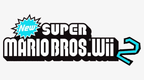 Transparent Super Mario Bros Logo Png - New Super Mario Bros Wii, Png Download, Transparent PNG