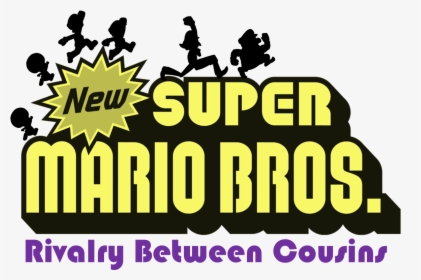 Mario Bros Logo Png Image Library - New Super Mario Bros, Transparent Png, Transparent PNG