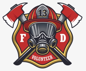 Firefighter Sticker Decal Fire Department - Firefighter Logo Vector Png, Transparent Png, Transparent PNG