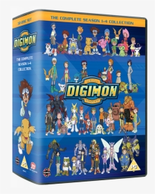 Digital Monsters Season 1-4 Boxset - Digimon Season 1 4 Dvd, HD Png Download, Transparent PNG
