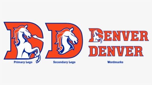 Blupd-1 - Cool Denver Broncos Lettering, HD Png Download, Transparent PNG