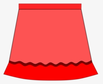 Transparent Pants Clipart Png - Red Skirt Clipart, Png Download, Transparent PNG
