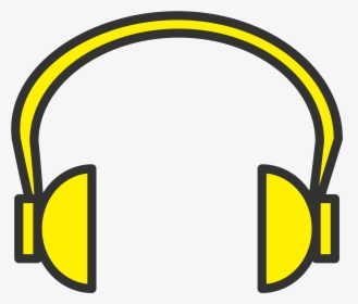 Big Pencil And In - Yellow Headphones Clipart, HD Png Download, Transparent PNG