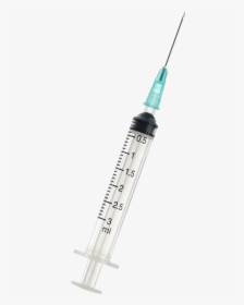 Syringe Hypodermic Needle - Transparent Background Syringe Png, Png Download, Transparent PNG
