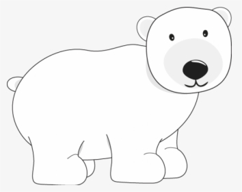Permalink To Polar Bear Clipart Snowflake Clipart - Polar Bear Cute Clip Art, HD Png Download, Transparent PNG