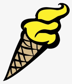 Transparent Ice Sickle Png - Ice Cream Clipart Black And White, Png Download, Transparent PNG