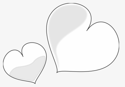 White Heart Clipart Png, Transparent Png, Transparent PNG