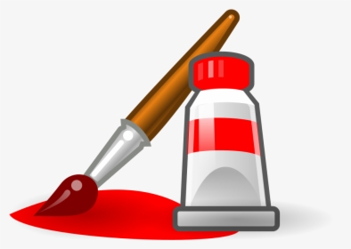 File - Correspon 00 - Svg - Paint Brush Clip Art - - Brush Tool In Paint, HD Png Download, Transparent PNG