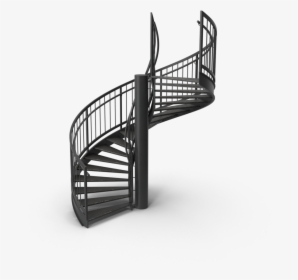Transparent Spiral Staircase Clipart - Png Iron Stairs, Png Download, Transparent PNG