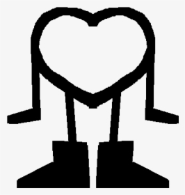 Transparent Human Heart Clipart Black And White - Heart, HD Png Download, Transparent PNG