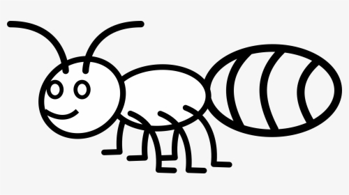 Ant Transparent Image Clipart - Ant Clipart Black And White, HD Png Download, Transparent PNG