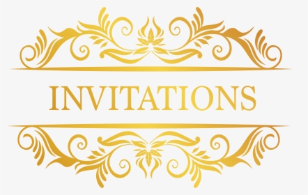 Lace Portugal Guarda, Idea Invitations Gold Scarf Clipart - Transparent Invitation Design Png, Png Download, Transparent PNG