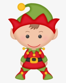 Ideas Y Material Gratis - Elf Cute Christmas Clipart, HD Png Download, Transparent PNG