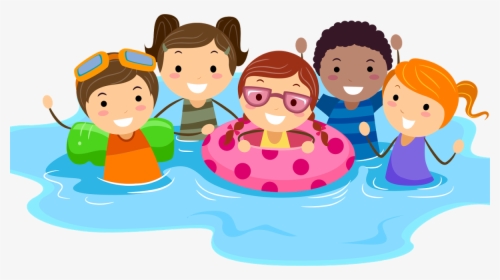 Swimming Pool Child Clip Art - Kids Swimming Clipart, HD Png Download, Transparent PNG