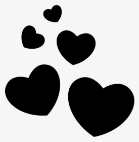 Transparent White Hearts Png - Hearts Icon Png, Png Download, Transparent PNG