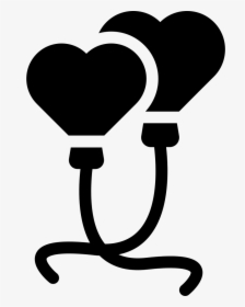 Graphic Black And White Heart Png Icon Free - Icon, Transparent Png, Transparent PNG