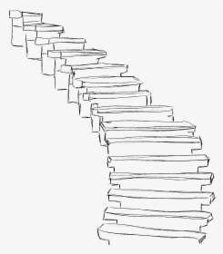 Stairs Drawing Art - Transparent Stairs Cartoon, HD Png Download, Transparent PNG