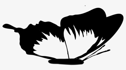 Butterfly Black White Line Art Svg - Clipart Black And White, HD Png Download, Transparent PNG