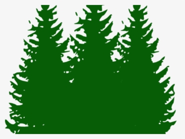 Tree Clipart Clipart Green Tree - Pine Tree Silhouette Png, Transparent Png, Transparent PNG