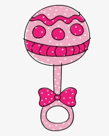 Baby Rattle Clipart , Transparent Cartoons - Pink Baby Clip Art, HD Png Download, Transparent PNG