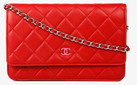 Handbag Leather Chanel Red Bag Free Transparent Image - Chanel Bag Png, Png Download, Transparent PNG