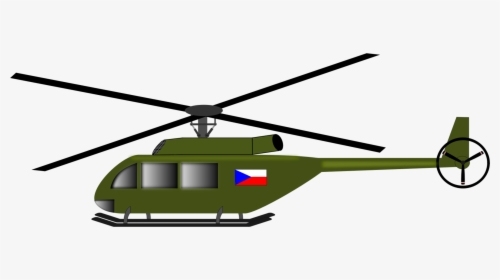 Radio Controlled Helicopter - Military Helicopter Clipart, HD Png Download, Transparent PNG