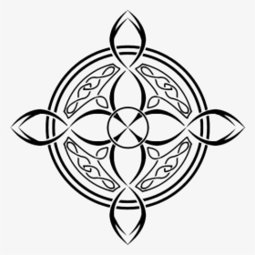 Celtic Cross Tattoo - Celtic Knot Compass Rose, HD Png Download, Transparent PNG