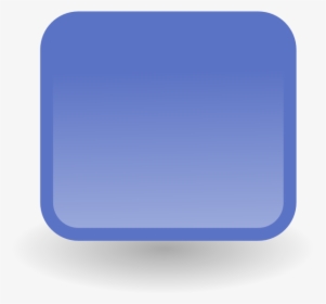 Square Blue Button Svg Clip Arts - Illustration, HD Png Download, Transparent PNG