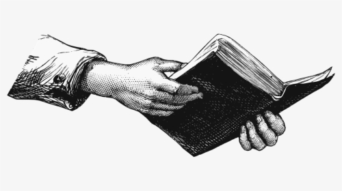 Hands Holding A Book, HD Png Download, Transparent PNG