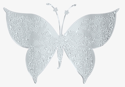 Silver Butterfly Clipart & Silver Butterfly Clip Art - Silver Butterfly Vector Png, Transparent Png, Transparent PNG