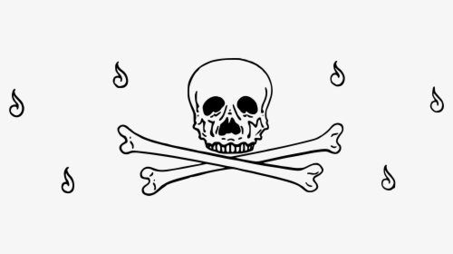 Transparent Desert Skull Clipart - Cross Bone Png, Png Download, Transparent PNG