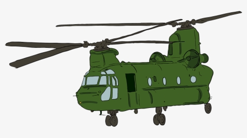 Military Helicopter Boeing Ch - Chinook Helicopter Clipart, HD Png Download, Transparent PNG