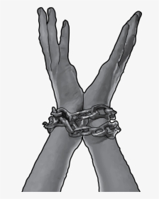 Clip Art Collection Of Free Hand - Hands In Chains Transparent, HD Png Download, Transparent PNG