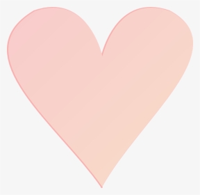 Light Pink Heart Clipart - Transparent Clear Background Pink Heart, HD Png Download, Transparent PNG