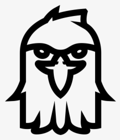 Eagle Outline - Eagle Front Icon, HD Png Download, Transparent PNG