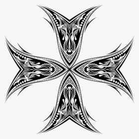 Intricate Drawing Cross - Illustration, HD Png Download, Transparent PNG