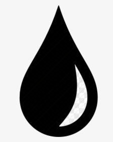 Water Drop Clipart Oil Icon Black Free Transparent - Drop, HD Png Download, Transparent PNG