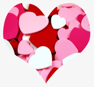 Transparent Pink Heart Clipart - Red White And Pink Day, HD Png Download, Transparent PNG
