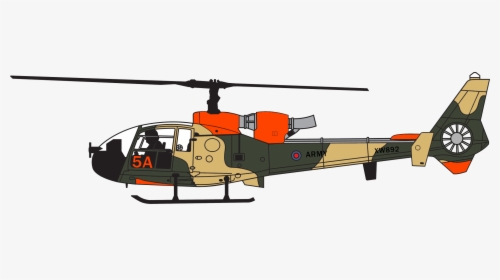 Army Helicopter Clipart British - Westland Gazelle Ah 1, HD Png Download, Transparent PNG