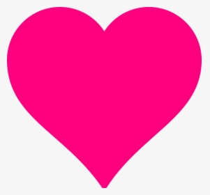 Heart, Pink, Love, Romance, Valentine - Pink Heart Clipart, HD Png Download, Transparent PNG