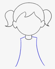 How To Draw A Girl Bunny With Bun And Her Mom Boy Holding - Cartoon, HD Png Download, Transparent PNG
