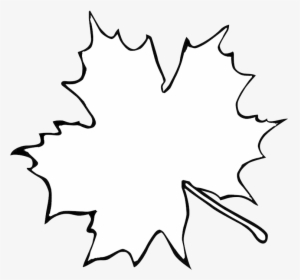 Leaf Outline Maple Free Clip Art Transparent Png - Maple Leaf Outline Png, Png Download, Transparent PNG