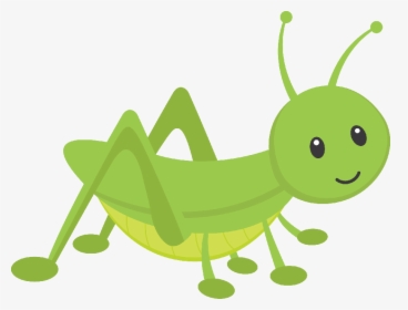 The Ant And The Grasshopper Insect Clip Art - Cute Grasshopper Clipart, HD Png Download, Transparent PNG