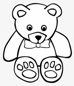 Square Clip Art Black And White Free Clipart Images - Bear Clipart Black And White, HD Png Download, Transparent PNG