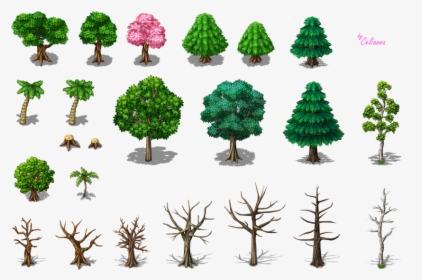 Download Pixel Art Pine Tree Clipart Tree Pine Clip - Pine Tree Pixel Art, HD Png Download, Transparent PNG