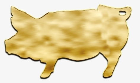 Pig Form Decoration Free Picture - Pig Gold Png Illustration, Transparent Png, Transparent PNG