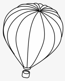 Hot Air Balloon, Balloon, Fly, Vehicle, Outline - Air Balloon White Png, Transparent Png, Transparent PNG