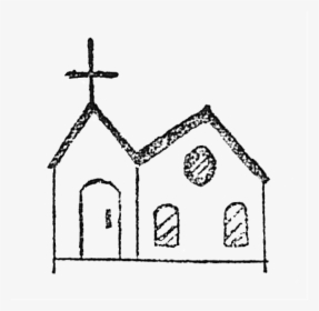 Church Drawing Easy Simple, HD Png Download, Transparent PNG