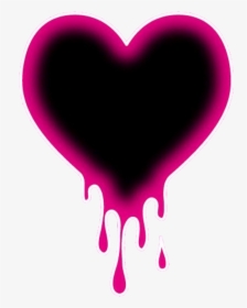 #pinklove #pinkheart #heart #pink #slime #slimeheart - Heart, HD Png Download, Transparent PNG